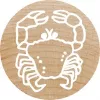 Stempel Colop 165224 Okrągły Guma Drewno 3 cm