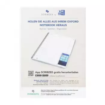 Zeszyt Oxford 100050356 A4 80 kartek Żółty