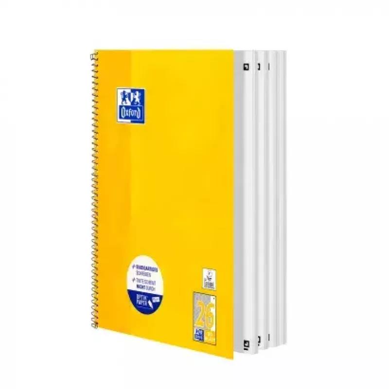 Zeszyt Oxford 100050356 A4 80 kartek Żółty