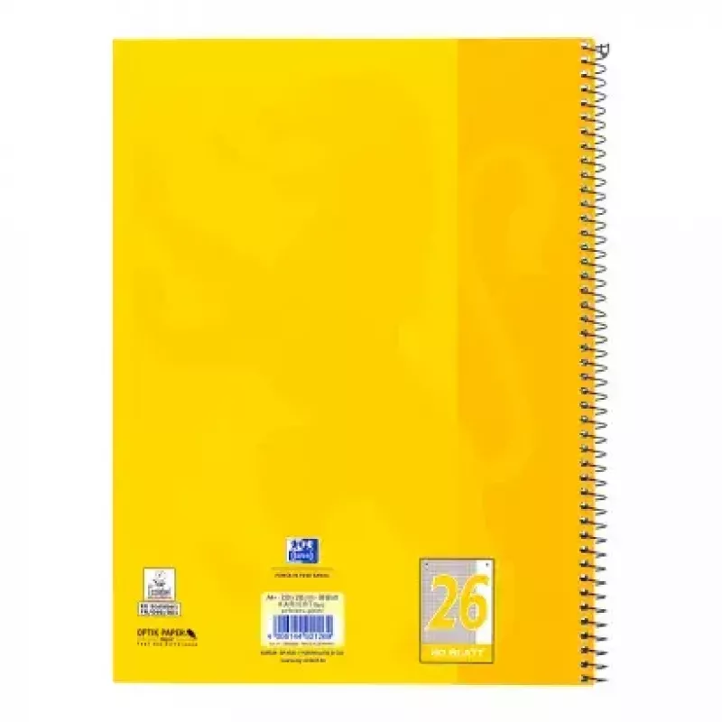 Zeszyt Oxford 100050356 A4 80 kartek Żółty