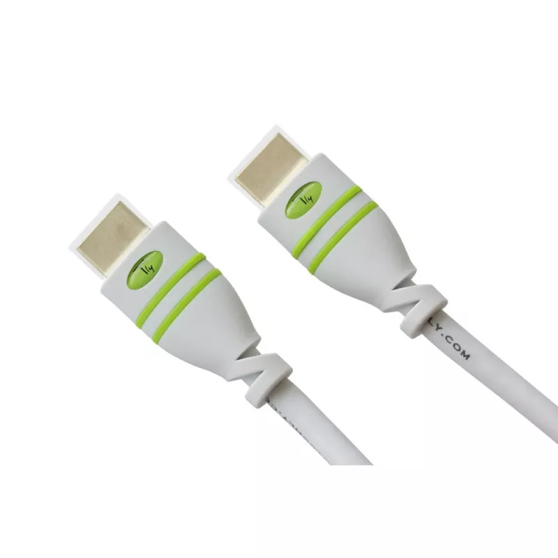 Techly 2m High Speed HDMI kabel with Ethernet A/A M/M biały ICOC HDMI-4-020WH
