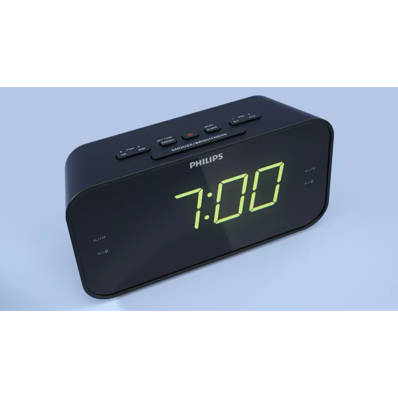 Philips TAR3306/12 alarm clock Cyfrowy budzik Czarny