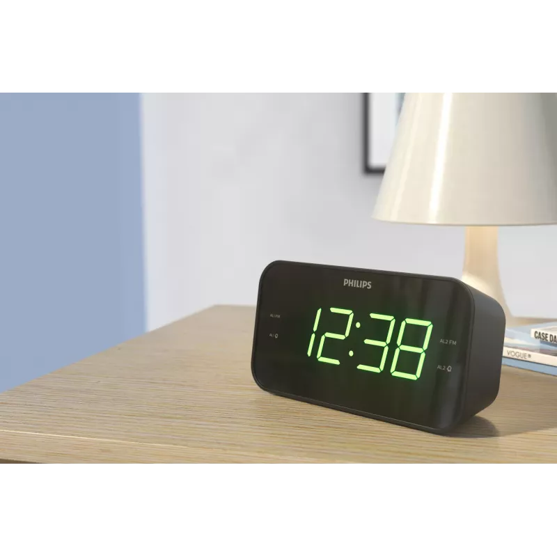 Philips TAR3306/12 alarm clock Cyfrowy budzik Czarny