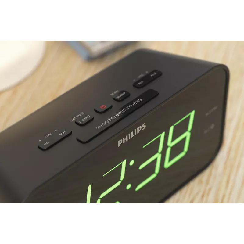 Philips TAR3306/12 alarm clock Cyfrowy budzik Czarny