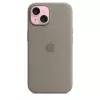 Silikonowe etui Apple iPhone 15 MagSafe Clay Cover Brown