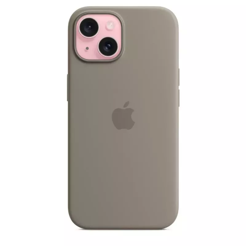 Silikonowe etui Apple iPhone 15 MagSafe Clay Cover Brown