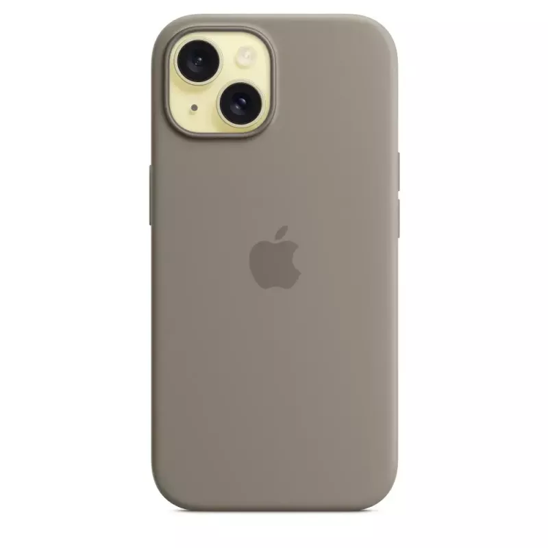 Silikonowe etui Apple iPhone 15 MagSafe Clay Cover Brown