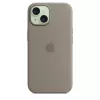 Silikonowe etui Apple iPhone 15 MagSafe Clay Cover Brown