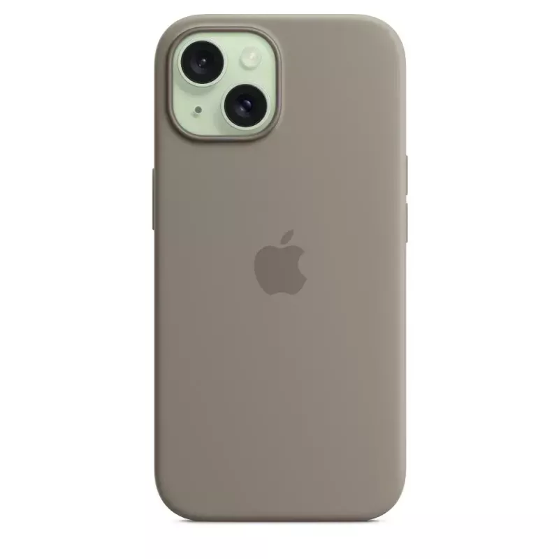 Silikonowe etui Apple iPhone 15 MagSafe Clay Cover Brown