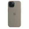 Silikonowe etui Apple iPhone 15 MagSafe Clay Cover Brown