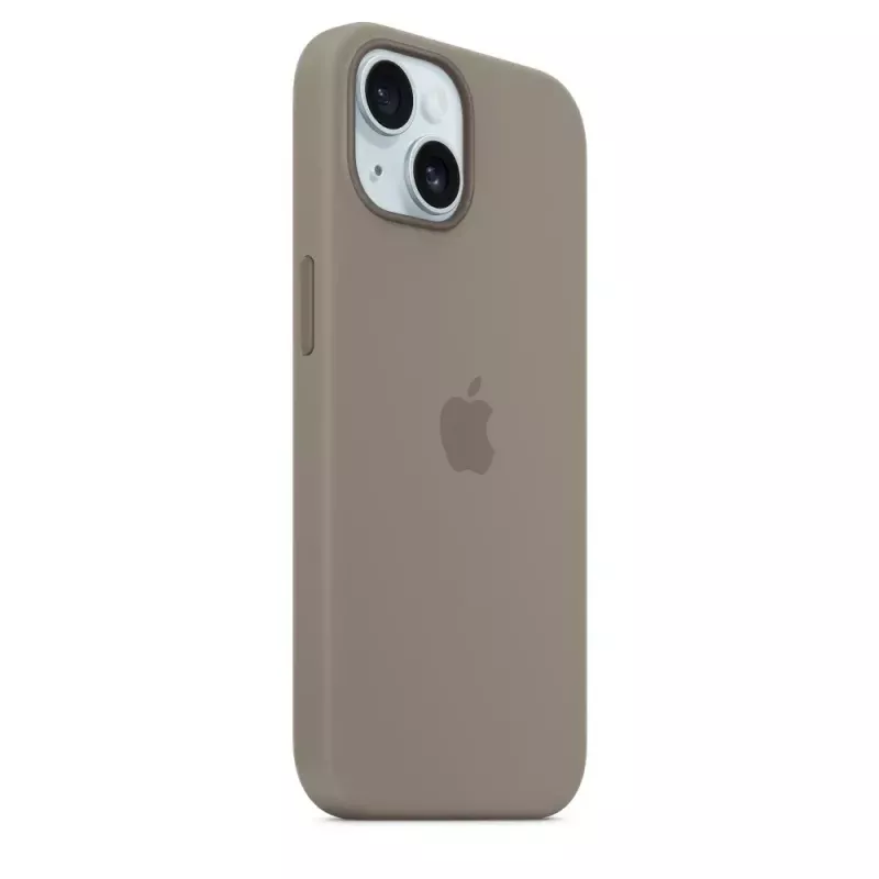 Silikonowe etui Apple iPhone 15 MagSafe Clay Cover Brown