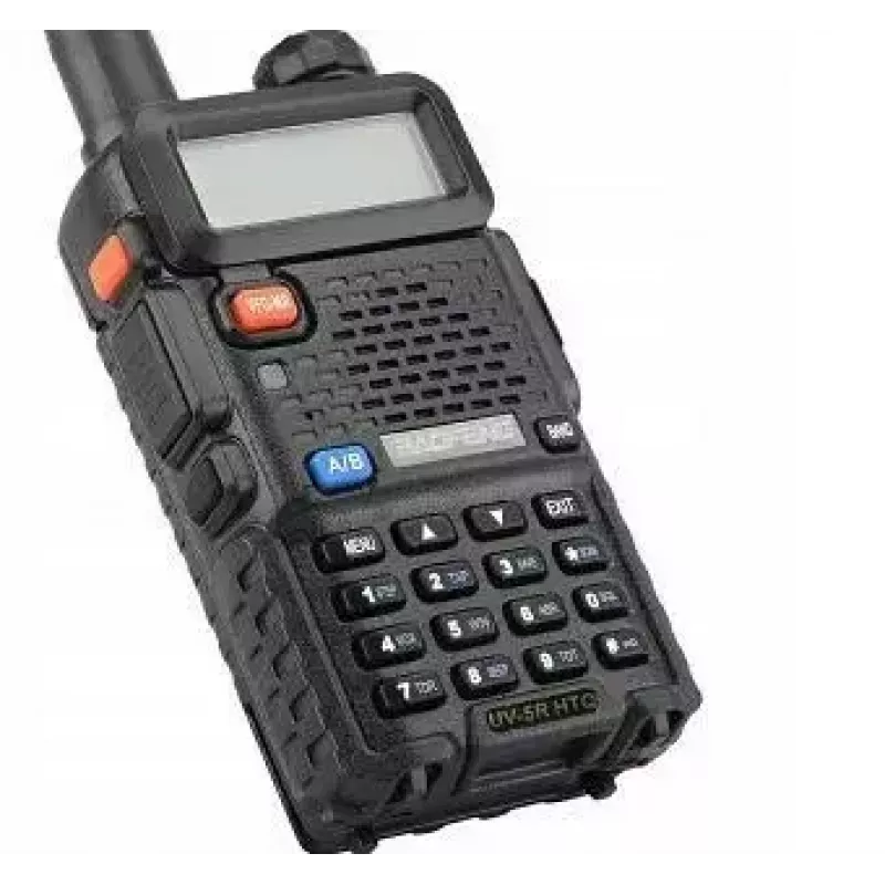 Radiotelefon ręczny Baofeng UV-5R HTQ USB-C dwuzakresowy 5 W, 1800 mAh, FM 64–108 MHz, czarny