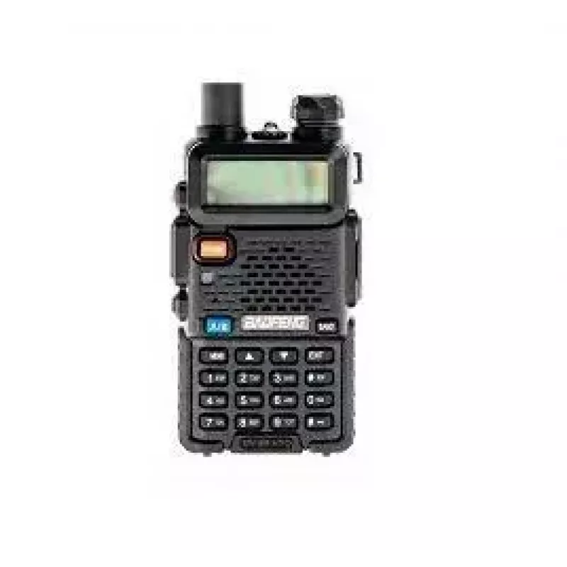 Radiotelefon ręczny Baofeng UV-5R HTQ USB-C dwuzakresowy 5 W, 1800 mAh, FM 64–108 MHz, czarny