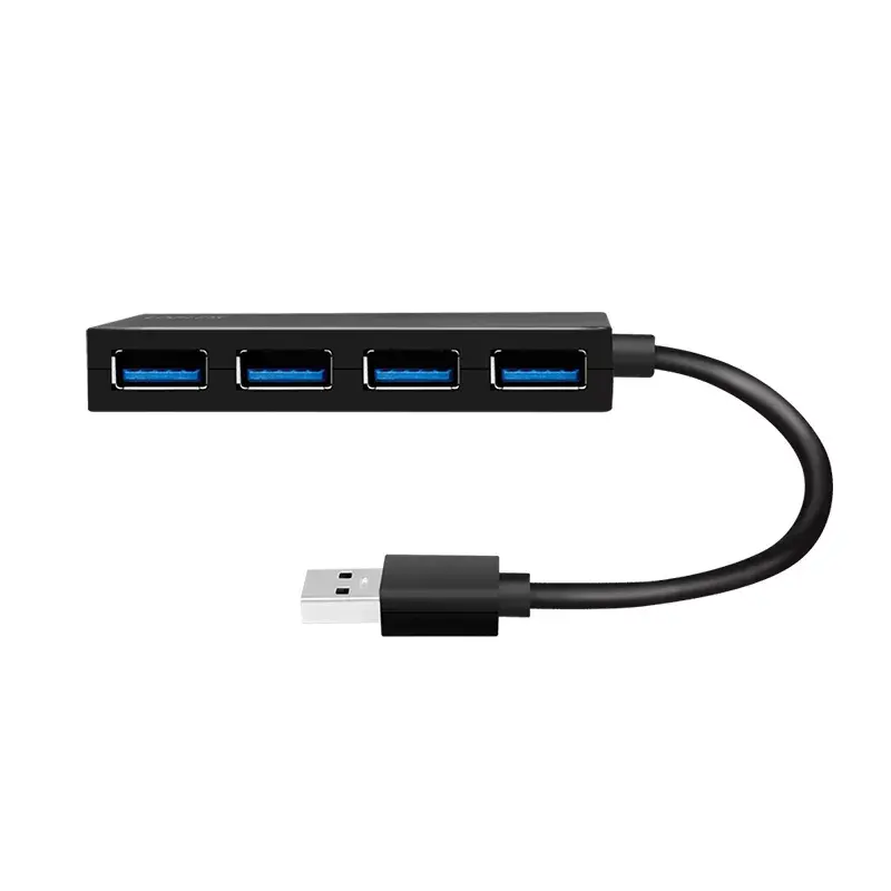 LogiLink USB 3.2 Gen1 koncentrator 4-portowy czarny 5000 Mbit/s ABS