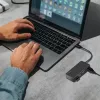 LogiLink USB 3.2 Gen1 koncentrator 4-portowy czarny 5000 Mbit/s ABS