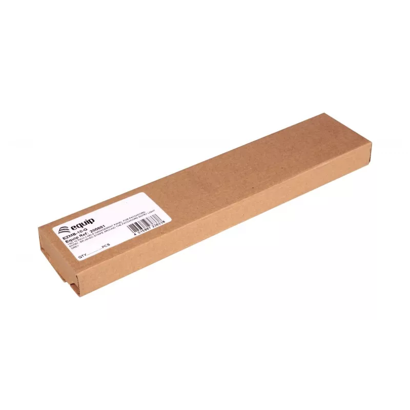 Panel do zarządzania kablami EQUIP EZMB-10-G — metalowy, szary, 1U, 60 g