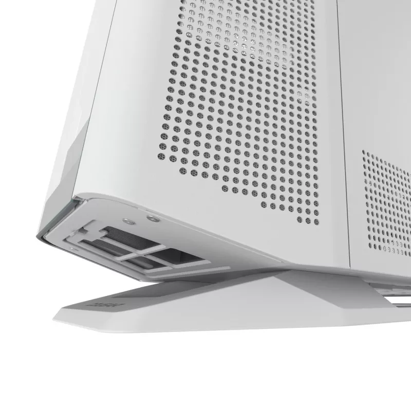 Obudowa PC Midi Tower Cougar FV270 — Biała, obsługuje ATX/EATX/Micro-ITX, 2×3,5 cala + 2×2,5 cala, wentylatory 120/140 mm