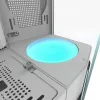 Obudowa PC Midi Tower Cougar FV270 — Biała, obsługuje ATX/EATX/Micro-ITX, 2×3,5 cala + 2×2,5 cala, wentylatory 120/140 mm