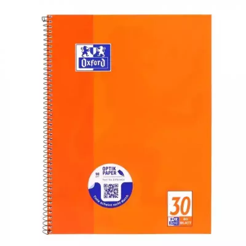 Zeszyt Oxford 100050359 A4 80 kartek pomarańczowy