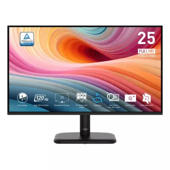 MSI PRO MP251LDE E2 monitor komputerowy 62,2 cm (24,5 cala) 1920 x 1080 pikseli Full HD LED Czarny