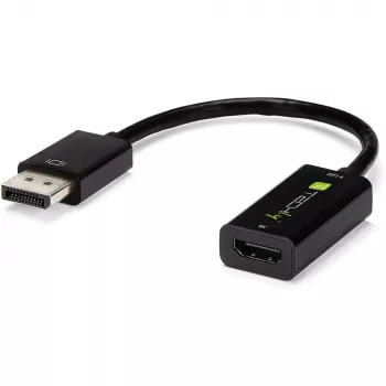 Techly IADAP DP-HDMIF8K adapter wideo 0,2 m DisplayPort HDMI Typ A (Standard) Czarny