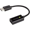 Techly IADAP DP-HDMIF8K adapter wideo 0,2 m DisplayPort HDMI Typ A (Standard) Czarny