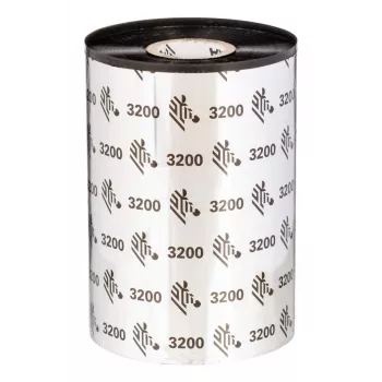 Zebra 3200 Premium żywiczno-woskowa taśma termotransferowa 450 m Czarna