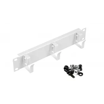 Prowadnica kablowa EQUIP EZMR-10-G do szafy RACK 19 cali, obudowa metalowa, biała