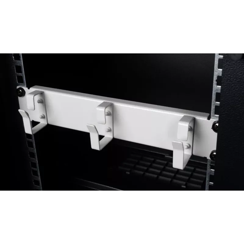 Prowadnica kablowa EQUIP EZMR-10-G do szafy RACK 19 cali, obudowa metalowa, biała