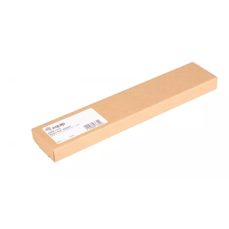 Rack blank panel EQUIP EZBP-10-G, metal, szary, 1U, 123 g