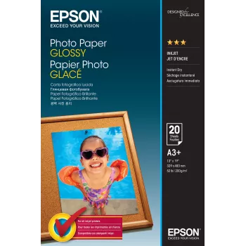 Epson Photo Paper Glossy - A3+ - 20 arkuszy
