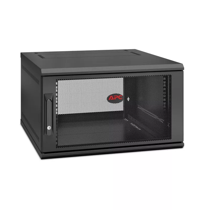 APC NetShelter WX AR106SH6, 6U, 19-calowa szafa krosowa, montaż ścienny, wstępnie zmontowana, głębokość 600 mm
