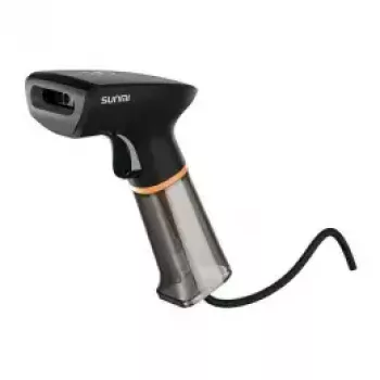 Ręczny skaner kodów kreskowych SUNMI U2 2D USB czarny — imager detaliczny, przewodowe połączenie USB