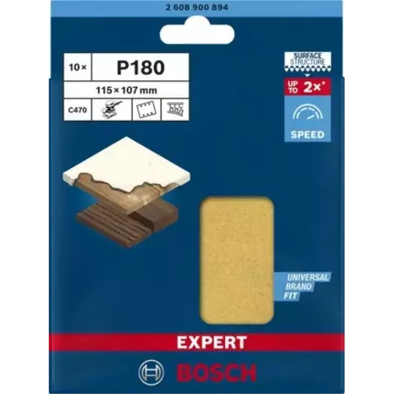 Bosch 2 608 900 894 akcesoria do szlifowania/szlifowania narzędzi obrotowych Drewno Arkusz ścierny