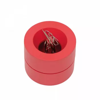 Dozownik spinaczy MAUL MAULpro Czerwony Plastik
