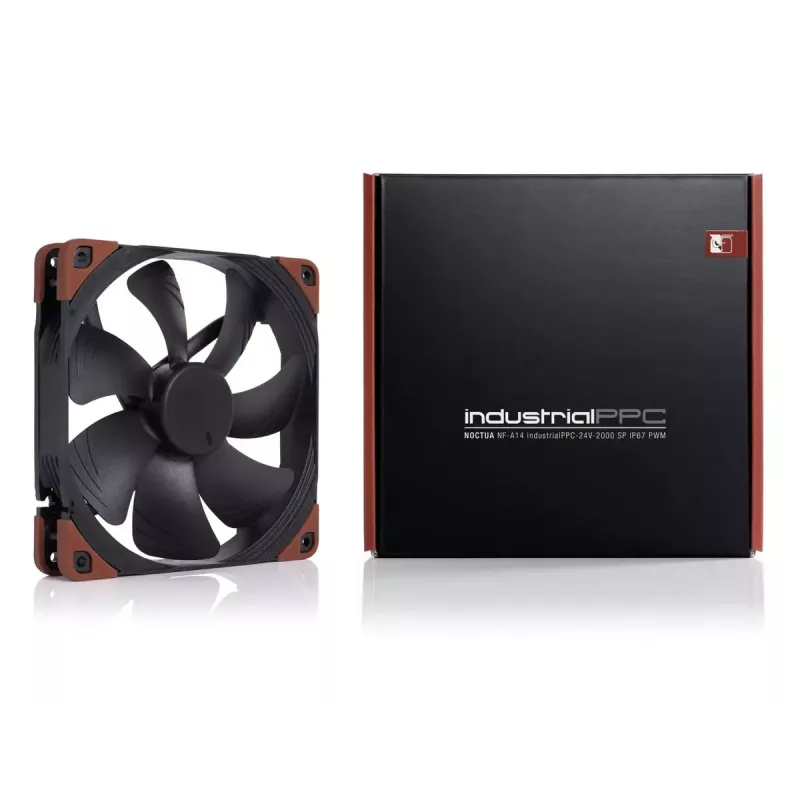 Wentylator Noctua NF-A14 14 cm 500-2000 RPM Czarny Brązowy