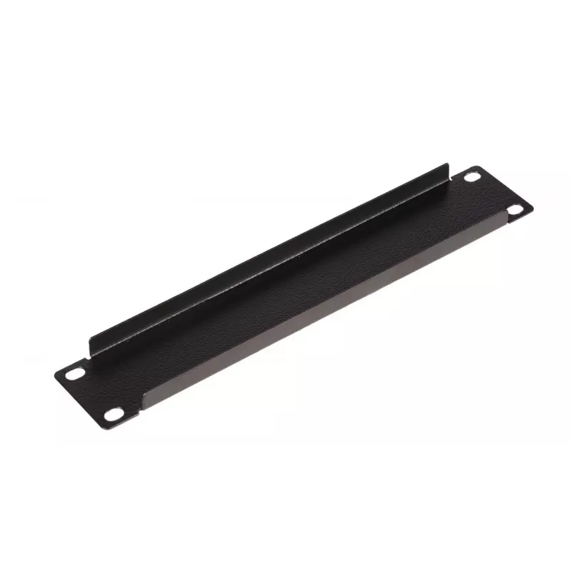 Panel zaślepiający EQUIP EZBP-10-B — metalowy, czarny, 1U, 123 g