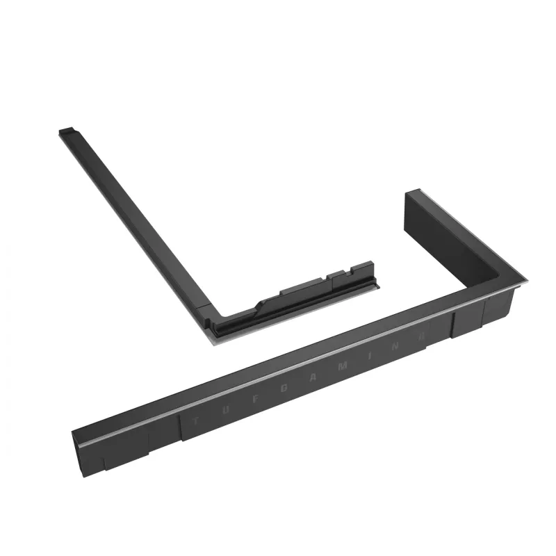 Zestaw rozszerzenia oświetlenia RGB ASUS TUF GAMING GT502 Horizon — ARGB 3-pin, 5 V, 1,44 A, mocowanie magnetyczne, kompatybilny z Midi Tower, czarny