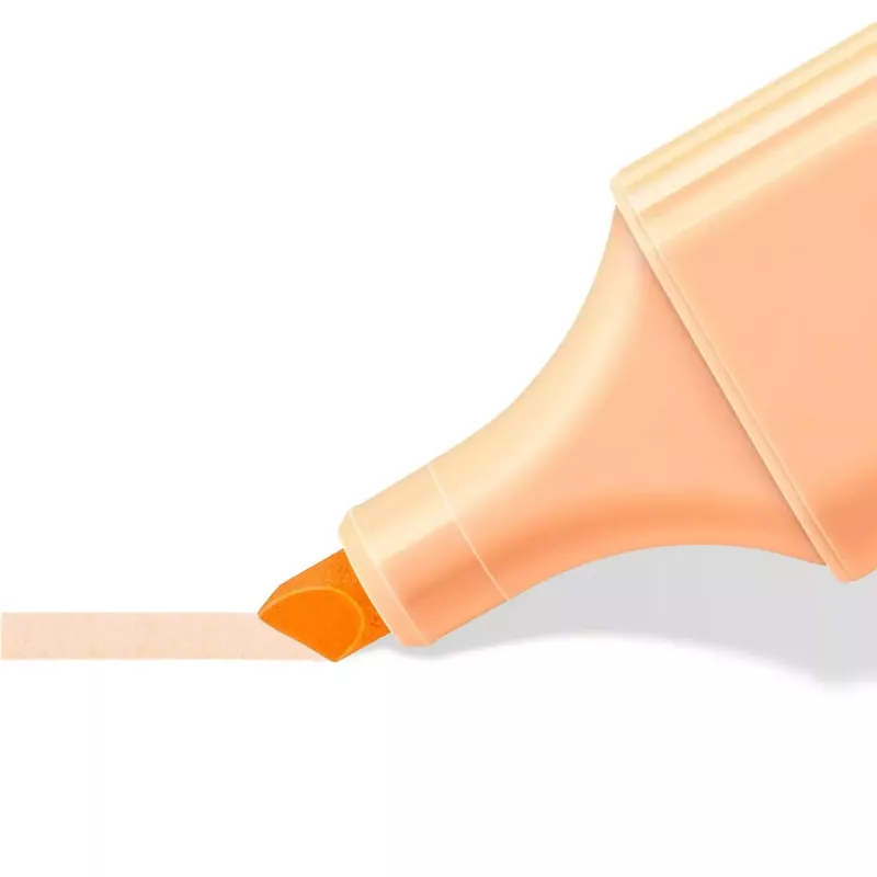 Marker Staedtler 364 C 10 szt. Końcówka dłutowa Czarny Brązowy Jasnoniebieski Jasnoszary Limonkowy Miętowy Brzoskwiniowy Różowy Fioletowy Żółty