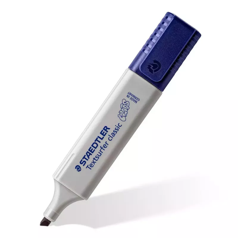 Marker Staedtler 364 C 10 szt. Końcówka dłutowa Czarny Brązowy Jasnoniebieski Jasnoszary Limonkowy Miętowy Brzoskwiniowy Różowy Fioletowy Żółty