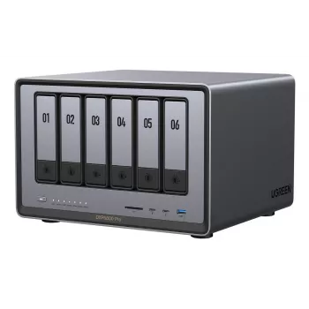 Ugreen DXP6800 Pro NAS Desktop Intel® Core™ i5 8 GB DDR5 Szary, Czarny