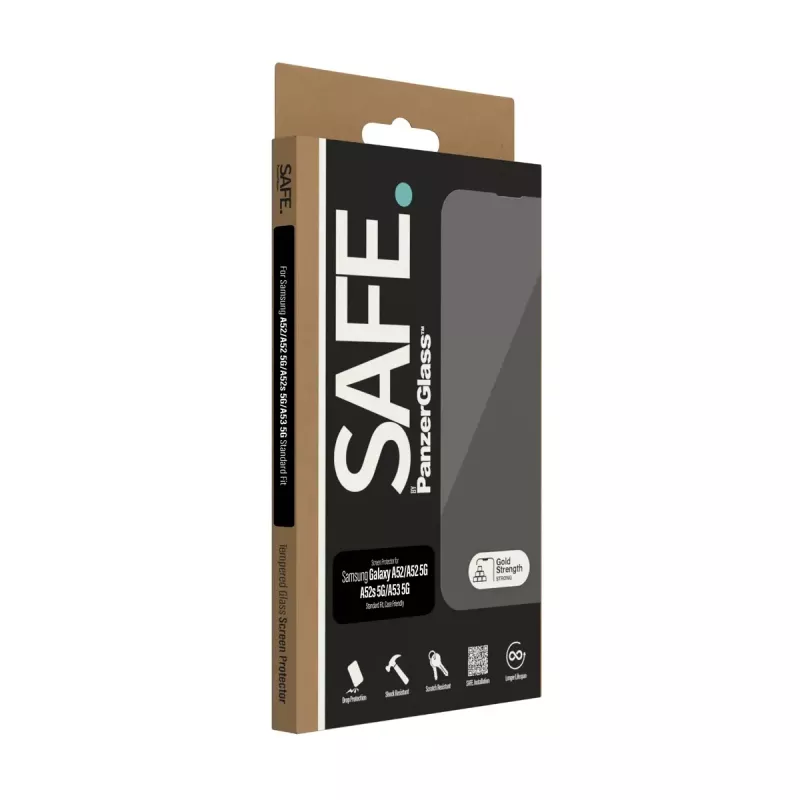 PanzerGlass SAFE. by ® Osłona ekranu Samsung Galaxy A52 | A52 5G | A52s 5G | A53 5G | Ultra-Wide Fit