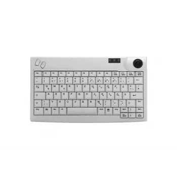 Klawiatura Contour Design Active Key AK-440 biurowa USB QWERTZ niemiecka biała