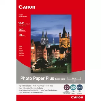 Canon SG-201 Papier fotograficzny półbłyszczący Plus 4x6 cali - 50 arkuszy