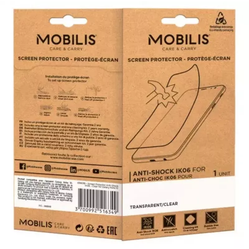 Folia ochronna Mobilis EDA52 grubość 0,33 mm