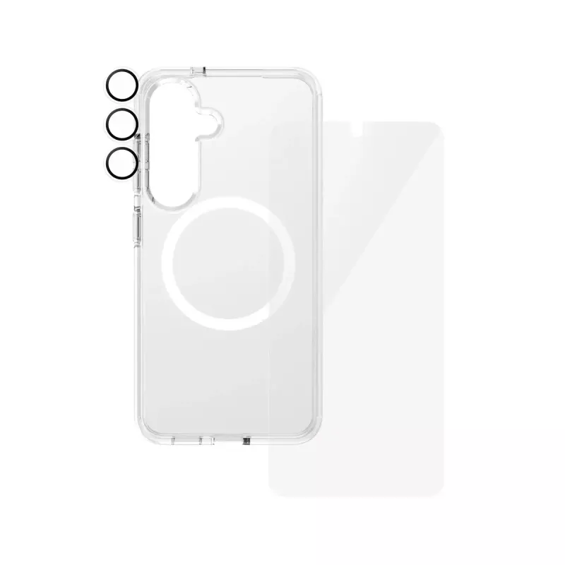 PanzerGlass ® | CARE by ® Flagship 3-in-1 Bundle Samsung Galaxy S25