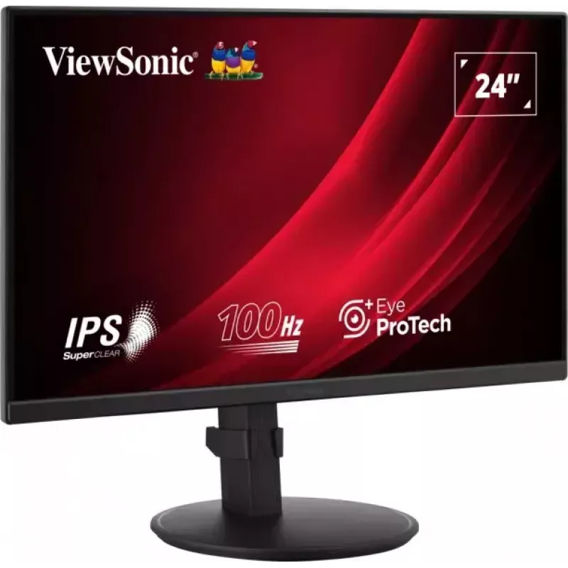 Monitor komputerowy Viewsonic Display VG2408A 61 cm (24 cale) 1920 x 1080 pikseli Full HD LED Czarny
