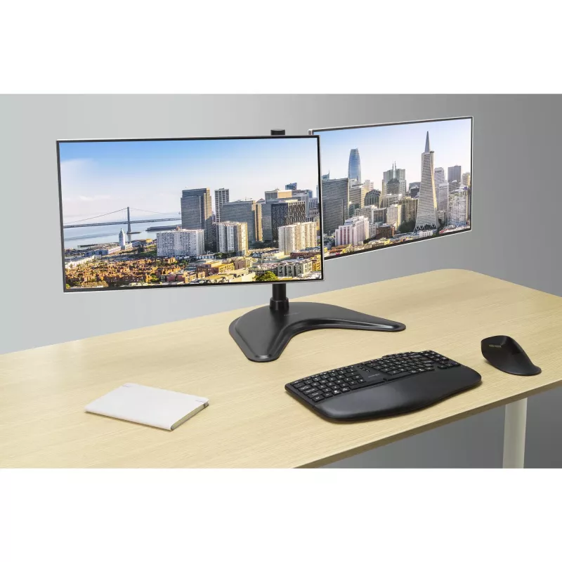 Kensington SmartFit Ergo Freestanding Dual Monitor Stand, wolnostojący, 20 kg, 68,6 cm (27 cali), 100 x 100 mm, regulacja wysokości, czarny