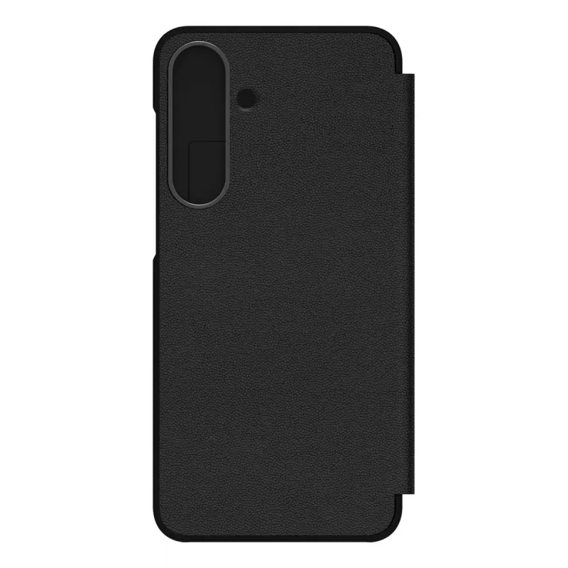 Etui z klapką Samsung Galaxy S25 FE 6,7 cala czarne monochromatyczne