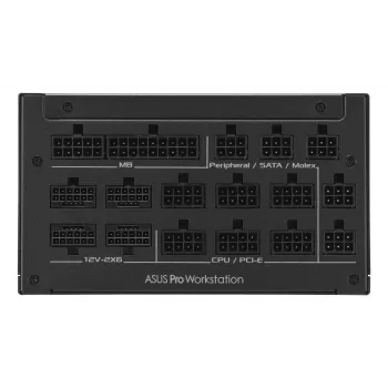 Zasilacz ASUS Pro WS 3000 W ATX 3.1 80 PLUS Platinum w pełni modułowy, 20+4 pin, 4×16-pin PCIe, 12×SATA, czarny